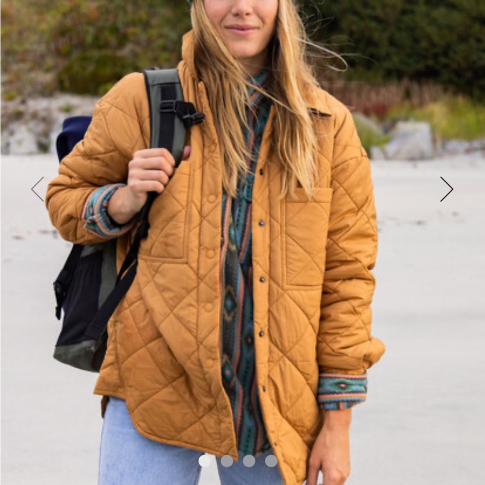 Billabong Transport Waterproof Snap-Up Shacket Size Med